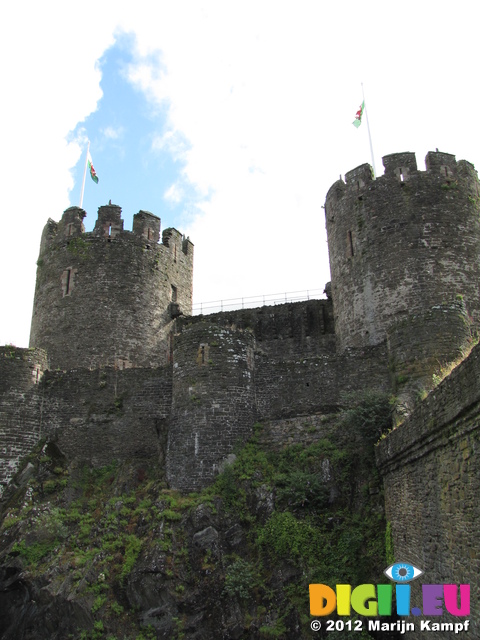 SX23248 Conwy Castle